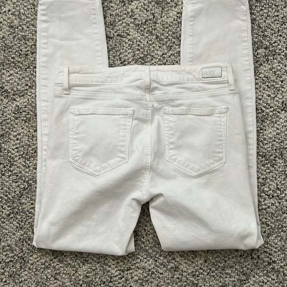 Paige White Denim Jeans Sz 30 - Picture 5 of 5